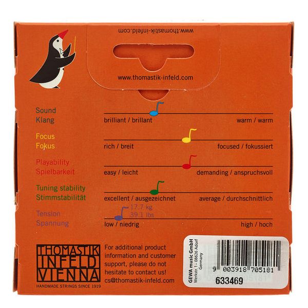 Thomastik AL100 Alphayue Violin 1/8