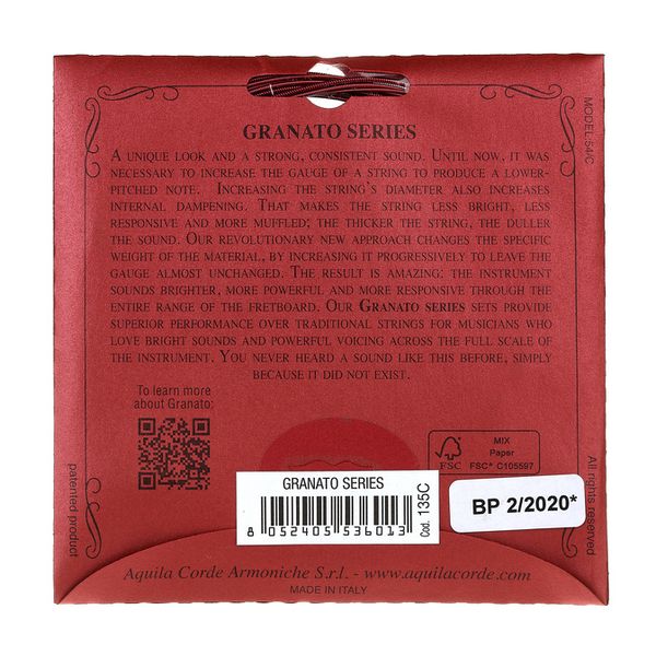 Aquila 135C Granato Classical Flam.