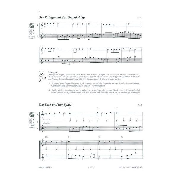 Ricordi Die Altblockflöte 1