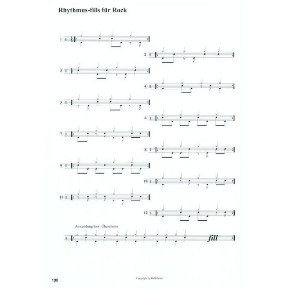 Ralf Reiter bungen für kleine Trommel