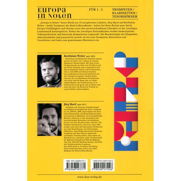 Edition Dux Europa in Noten