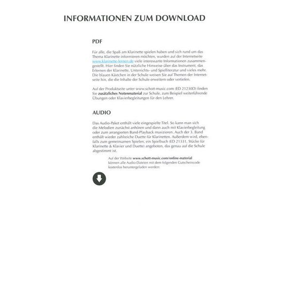 Schott Klarinette Spielen Hobby 3