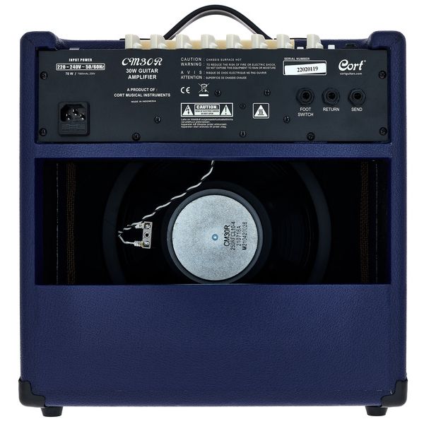 Cort CM30R Dark Blue Combo