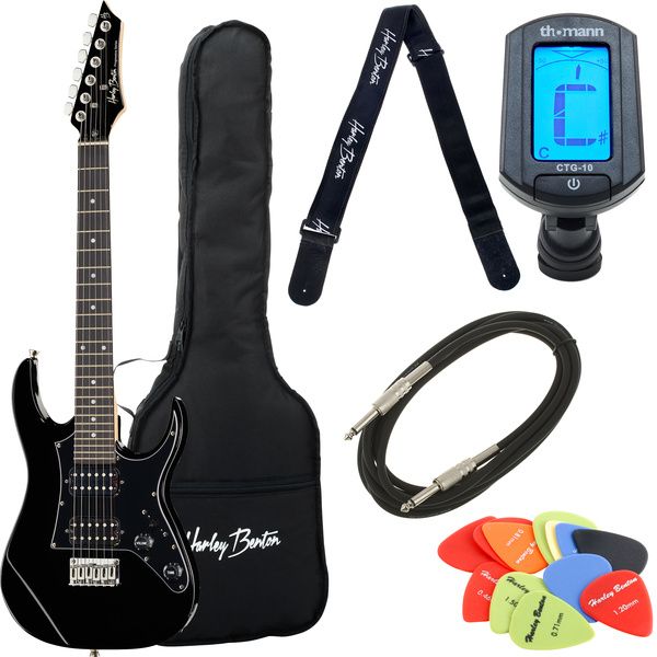 Harley Benton RG-Junior BK Rock Serie Bundle