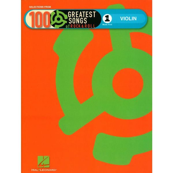 Hal Leonard Greatest Songs Of Rock Violin