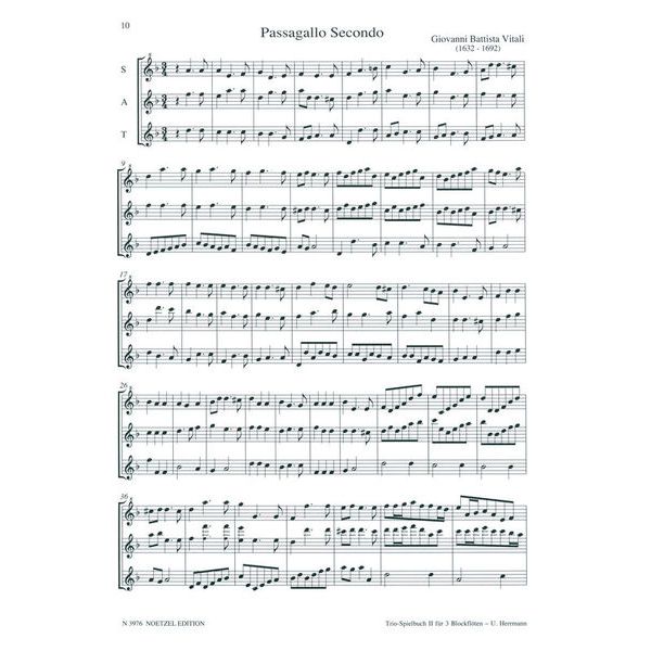 Heinrichshofen Verlag Trio-Spielbuch 2 Blockflöte