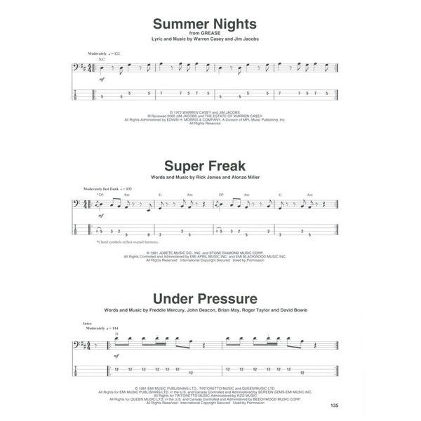 Hal Leonard The Ultimate Bass Songbook