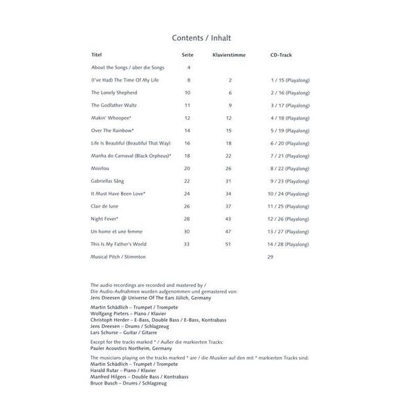 Schott Movie Classics Trumpet