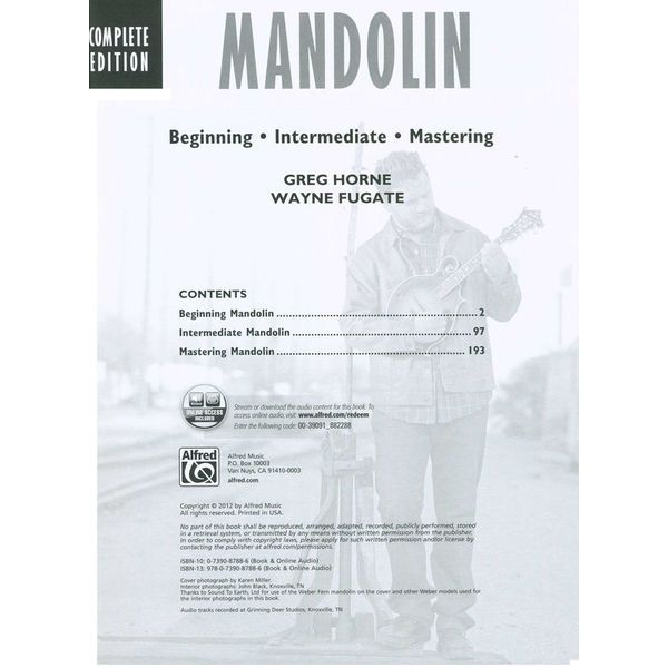 Alfred Music Publishing Complete Edition Mandolin