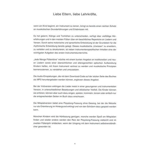 Holzschuh Verlag Jede Menge Flötentöne 1 + DL