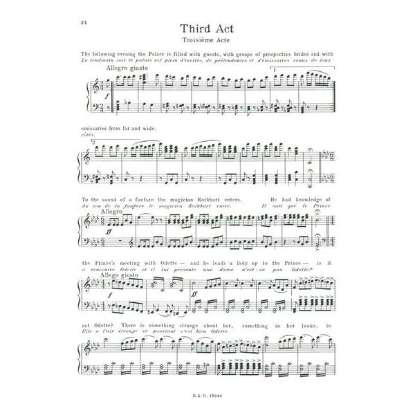 Boosey & Hawkes Tschaikowsky Schwanensee