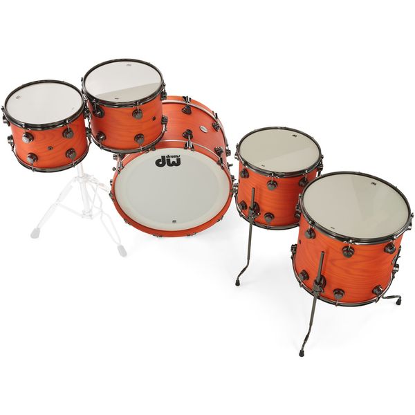 DW Lacquer Custom Oak Tangerine