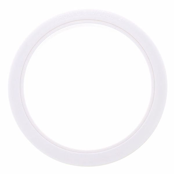 Bass Drum O's 4" White round HW4