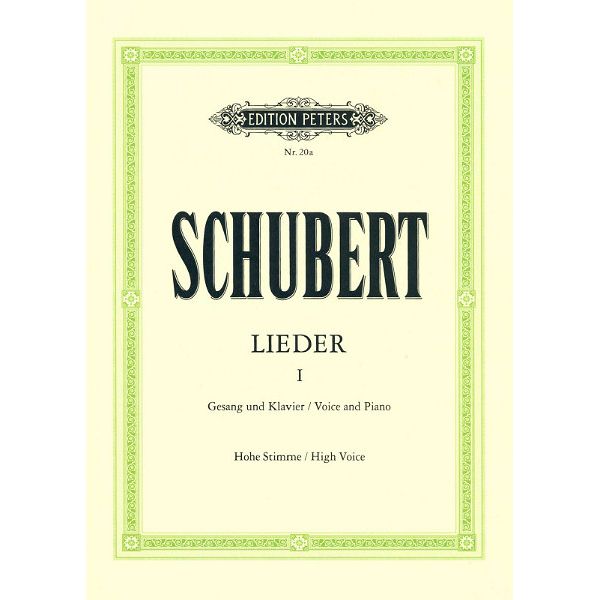 Edition Peters Schubert Lieder 1 High