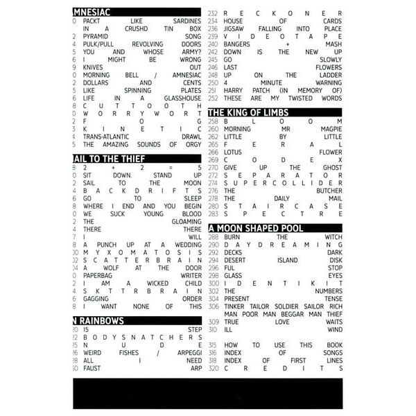 Faber Music Radiohead Complete