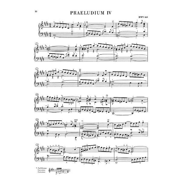 Henle Verlag Bach Wohltemperiert Klavier I