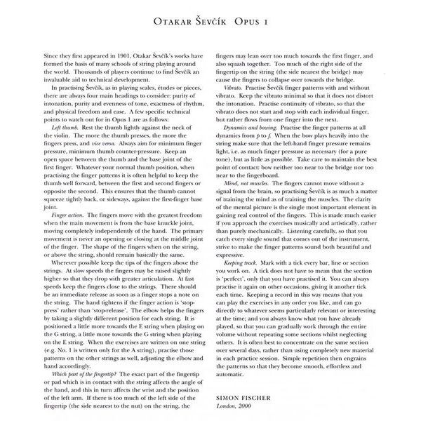 Bosworth Sevcik Violin Studies op.1 /1