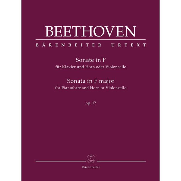 Brenreiter Beethoven Sonate F-Dur op. 17