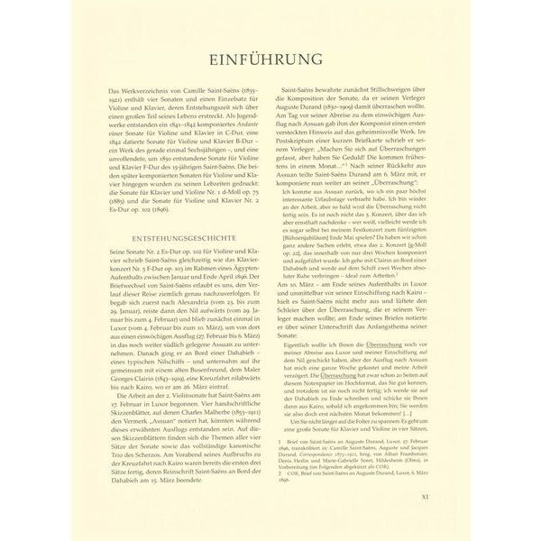 Brenreiter Saint-Sans Sonate Nr. 2