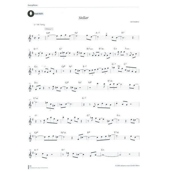 Advance Music Inter Jazz Conception 2 A-Sax
