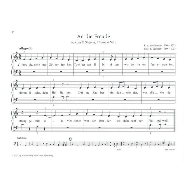 Holzschuh Verlag Allererste Lieblingsmelodien