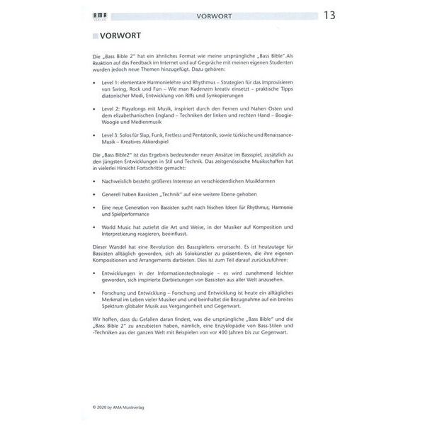 AMA Verlag Bass Bible 2