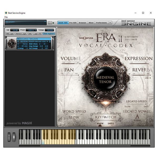 Best Service Era II Vocal Codex