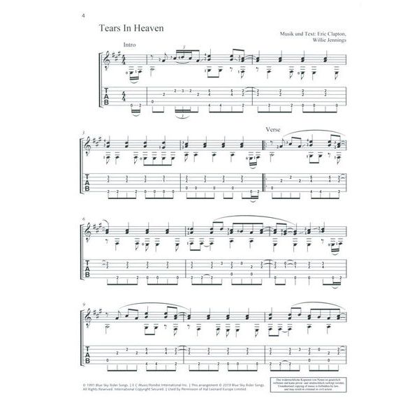 Schott Rock-Hits klassische Gitarre