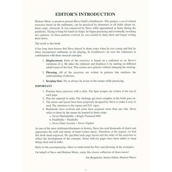 Hudson Music Gaddiments