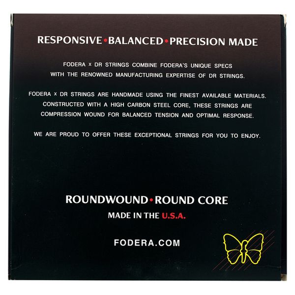 Fodera x DR 4-String Set Light Steel