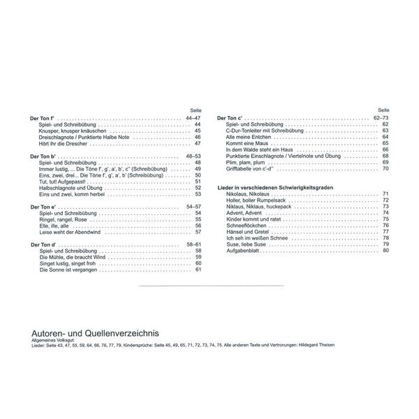 Heinrichshofen Verlag Der Flötenvogel 1