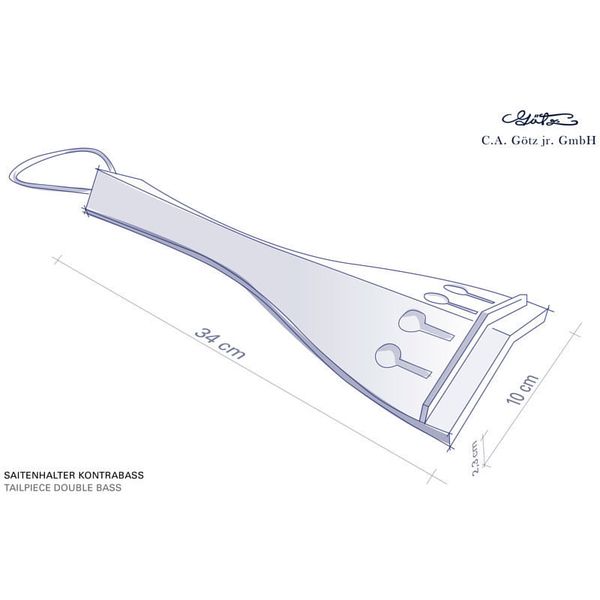 Conrad Götz ZA B 357 E Bass Tailpiece