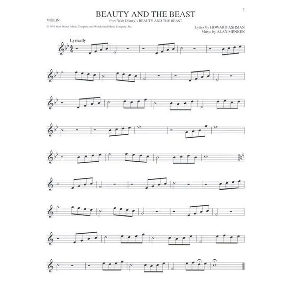 Hal Leonard The Big Book Of Disney Violin