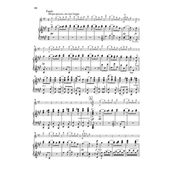 Henle Verlag Dvorák Violinkonzert a-moll