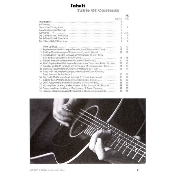 Acoustic Music Books Fingerstyle Blues Collection
