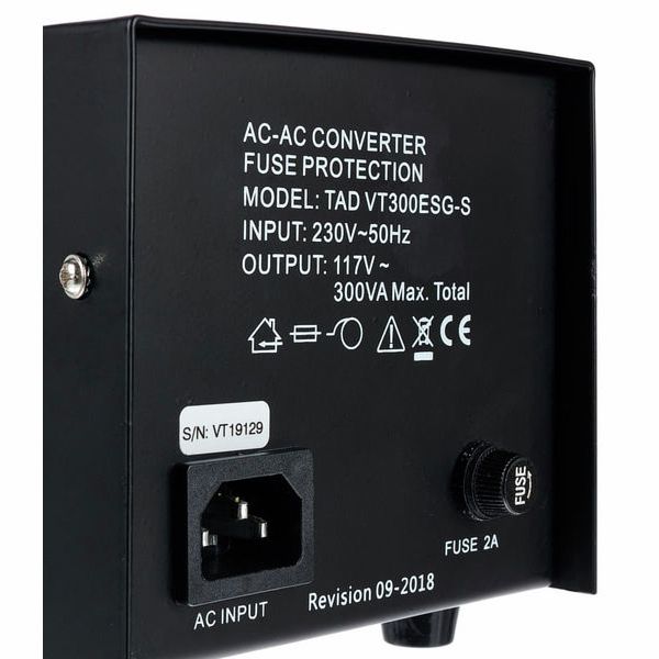 TAD Transformer 230/115V 300VA