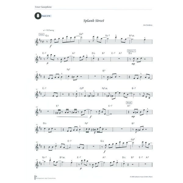 Advance Music Inter Jazz Conception 2 T-Sax