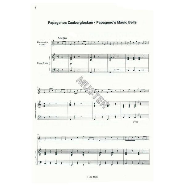 Sikorski Musikverlage Zauberflöte Sopranblockflöte