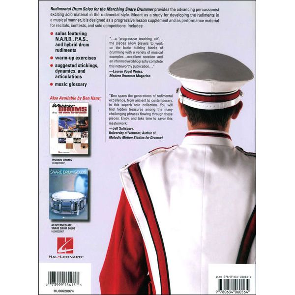 Hal Leonard Rudimental Drum Marching Snare