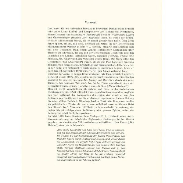 Schott Smetana Die Moldau Piano