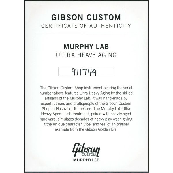 Gibson Les Paul 59 Lemonburst UHA