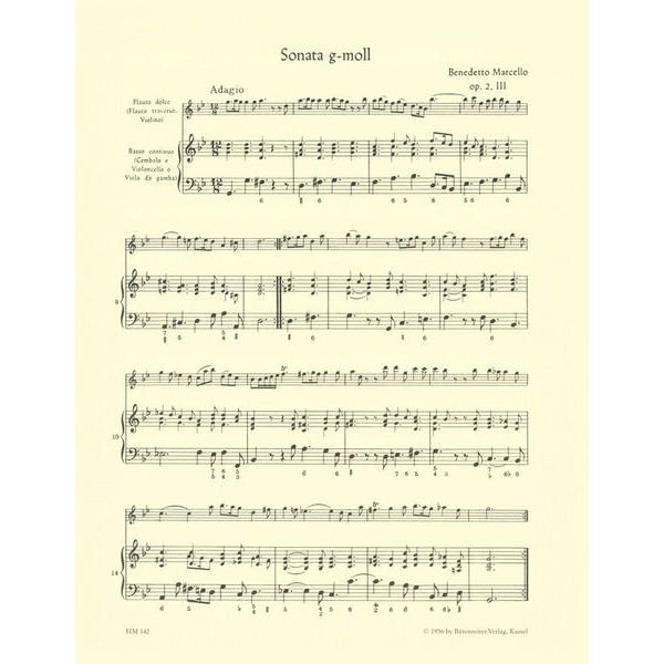 Brenreiter Marcello Sonaten 2