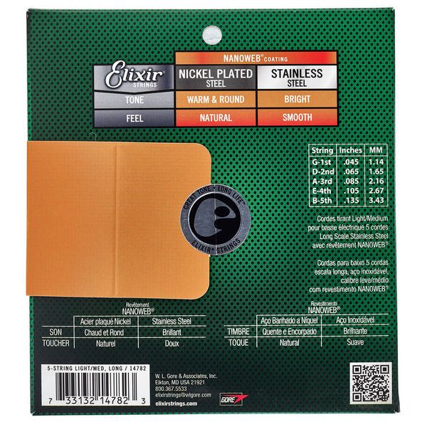 Elixir 14782 Stainless Steel 5 L/M