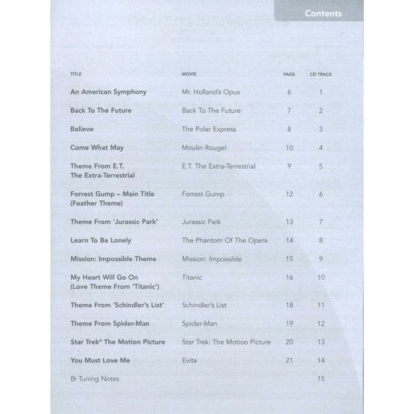 Hal Leonard Movie Hits Trombone