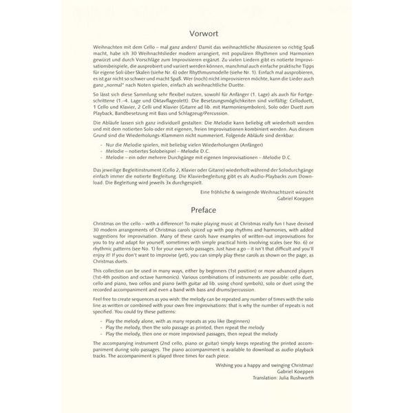 Schott Cello Christmas Book