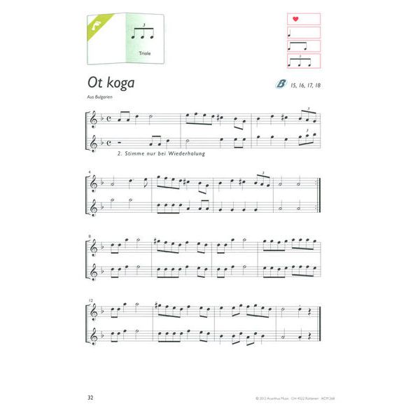 Acanthus Music AltblockflötenReise 3 + CDs