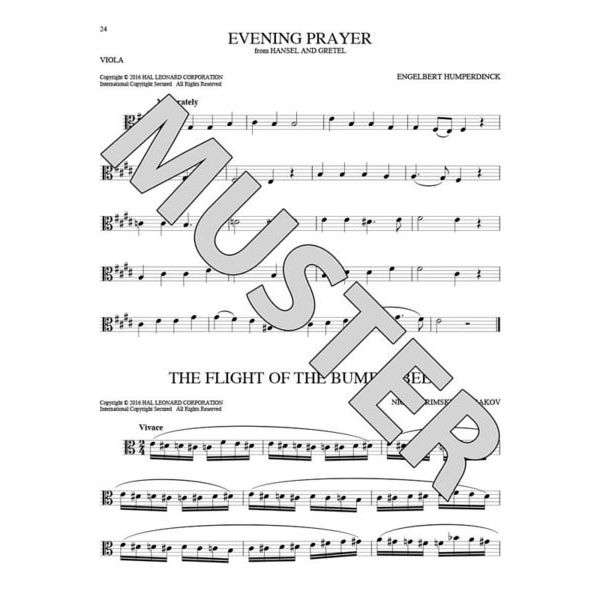 Hal Leonard 101 Classical Themes Viola