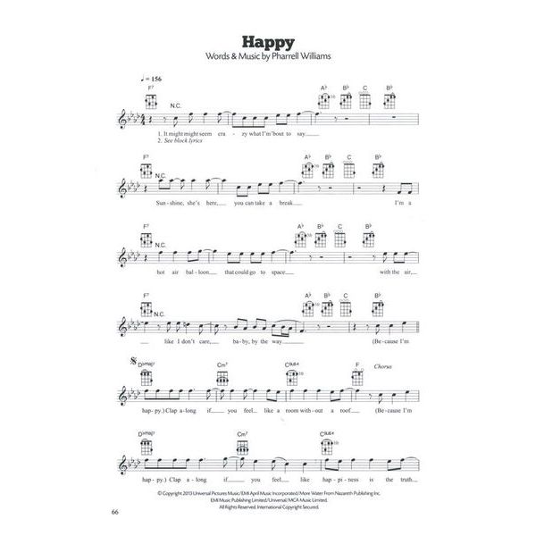 Wise Publications 101 Hits For Ukulele The Red