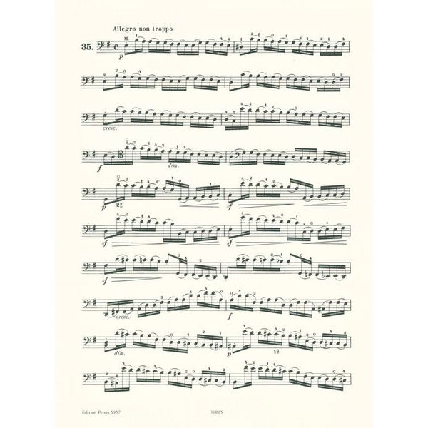 Edition Peters Dotzauer 113 Cello-Etüden 2