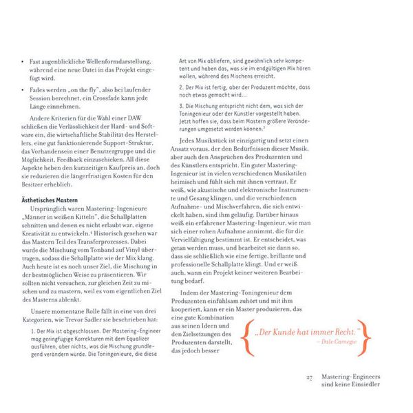 GC Carstensen Verlag Mastering Audio